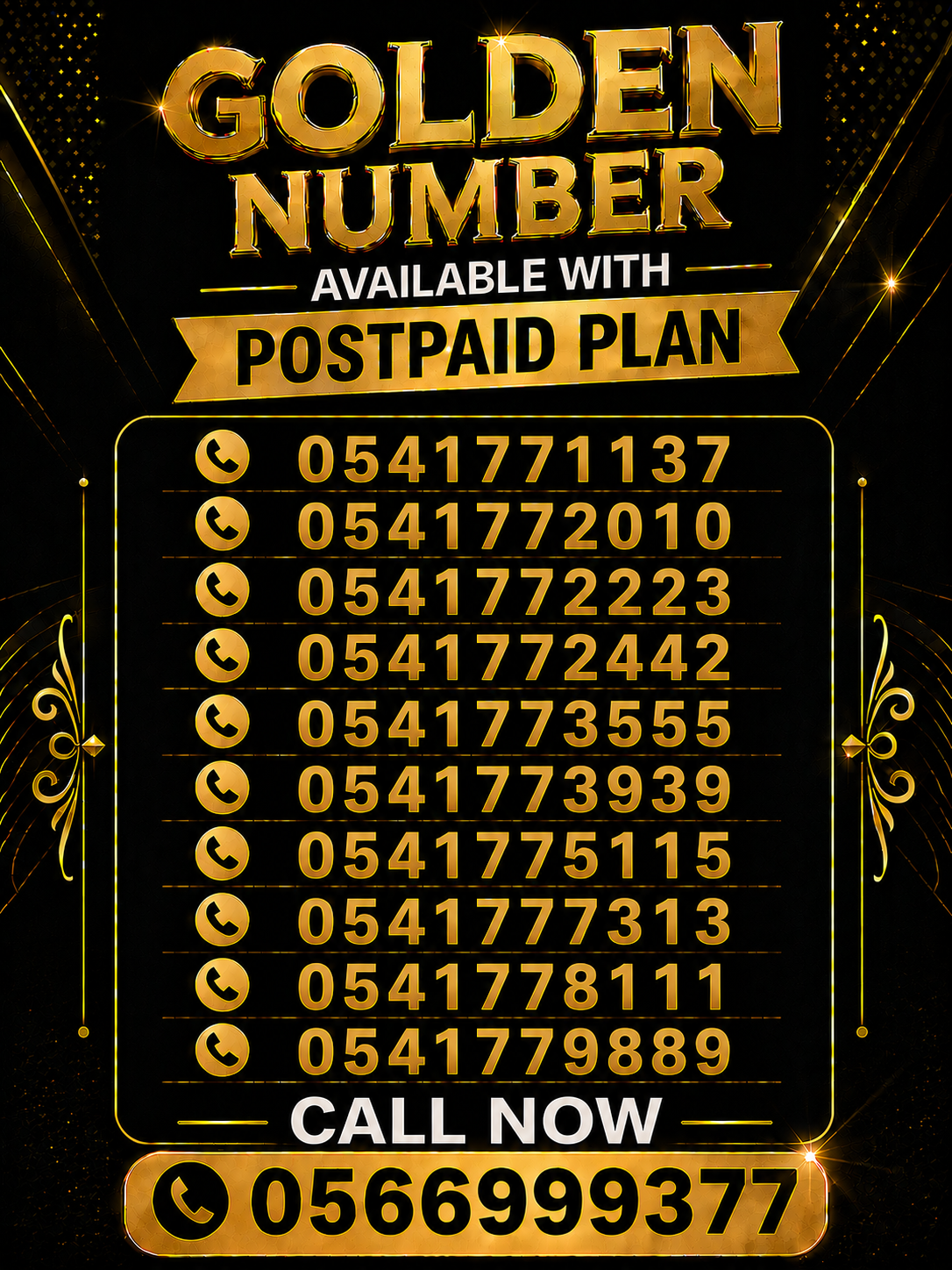 Etisalat golden numbers